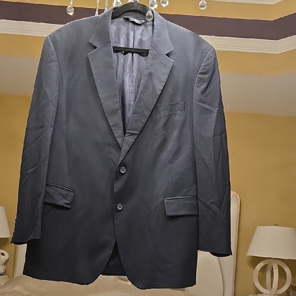Jos. A. Bank Wool Dark Blue Men's Blazer